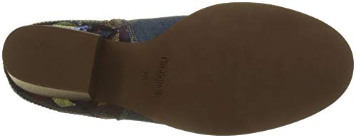 Desigual Shoes_Country_Exotic, Botines Mujer, Azul (Denim Medium Wash 5053), 39 EU