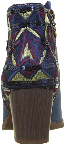 Desigual Shoes_Country_Exotic, Botines Mujer, Azul (Denim Medium Wash 5053), 41 EU