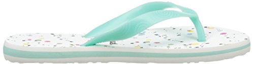Desigual Shoes_Flip Flop 11, Chanclas Mujer, Blanco 4141 Beach Glass, 39 EU