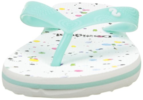 Desigual Shoes_Flip Flop 11, Chanclas Mujer, Blanco 4141 Beach Glass, 39 EU