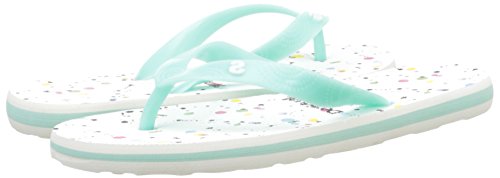 Desigual Shoes_Flip Flop 11, Chanclas Mujer, Blanco 4141 Beach Glass, 39 EU