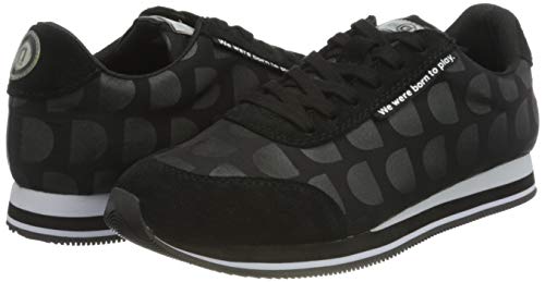 Desigual Shoes_Pegaso_logomania, Zapatillas Mujer, Negro, 38 EU