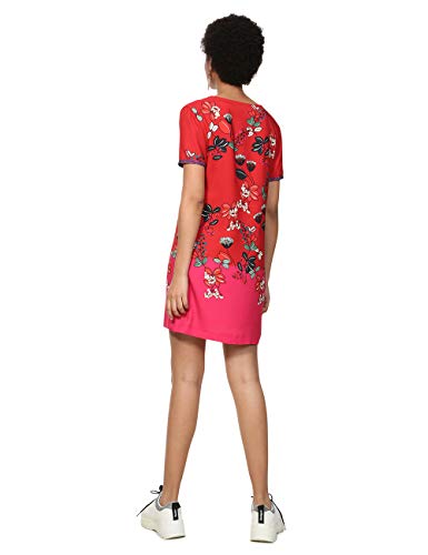 Desigual -Vestido Mujer Rot (Salmon Palido 3015) 40