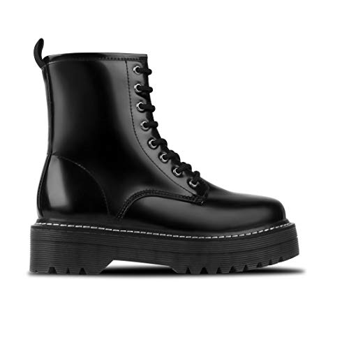 D.Franklin Moss Plataforma, Botas Mujer, Negro, 40 EU
