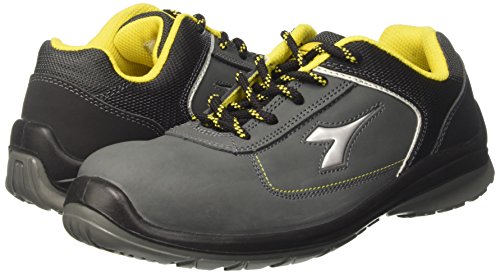 Diadora - D-blitz Low S3, zapatos de trabajo Unisex adulto, Gris (Grigio Castello), 45 EU