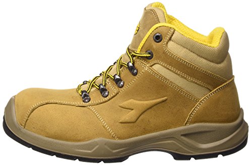 Diadora - Flow Ii High S3, zapatos de trabajo Unisex adulto, Marrón (Noce), 43 EU