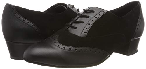 Diamant Damen Tanzschuhe 063-029-070, Zapatos de Danza Moderna/Jazz para Mujer, Negro (Schwarz), 38 2/3 EU (5.5 UK)
