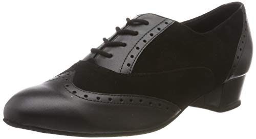 Diamant Damen Tanzschuhe 063-029-070, Zapatos de Danza Moderna/Jazz para Mujer, Negro (Schwarz), 38 2/3 EU (5.5 UK)