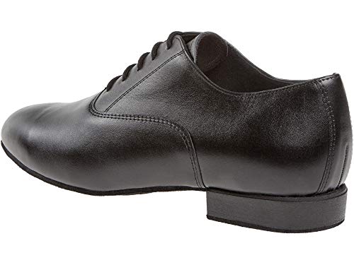 Diamant Hombres Zapatos de Baile 180-075-028 - Cuero Negro - 2 cm Standard [UK 8]