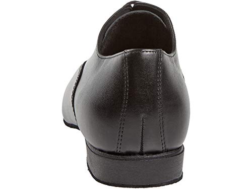 Diamant Hombres Zapatos de Baile 180-075-028 - Cuero Negro - 2 cm Standard [UK 8]