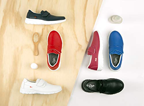 Dian FLORENCIA Zapatilla Tipo Blucher con Cierre de Velcro, SRC+O1+FO, Blanco, Talla 45
