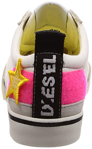 DIESEL D-Velows Low Patch W Zapatillas Moda Mujeres Blanco - 37 - Zapatillas Bajas