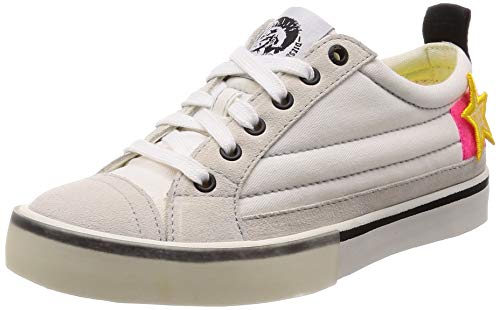 DIESEL D-Velows Low Patch W Zapatillas Moda Mujeres Blanco - 37 - Zapatillas Bajas