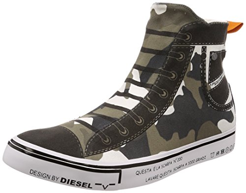 Diesel Deutschland Y01699 P1640 S-IMAGINEE - Zapatillas deportivas para mujer, color Verde, talla 46 EU