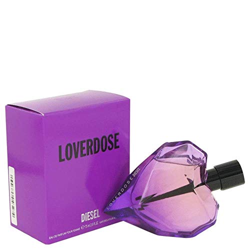 Diesel Loverdose Agua de Perfume Vaporizador, Fucsia, Aromática, 75 Mililitros