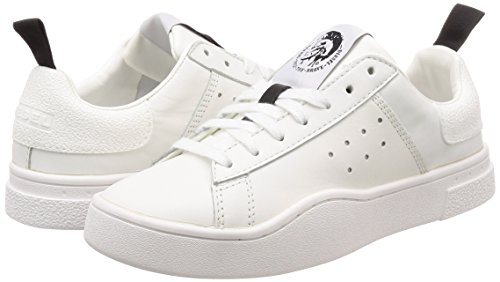 Diesel S-Clever Low W, Zapatillas Mujer, Blanco (White/White H0038/P1729), 38 EU