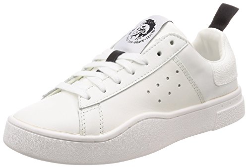 Diesel S-Clever Low W, Zapatillas Mujer, Blanco (White/White H0038/P1729), 38 EU