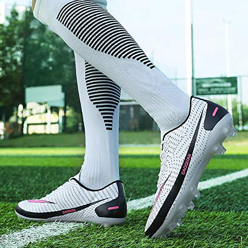 DimaiGlobal Zapatillas de Fútbol Hombre Profesionales Training Botas de Fútbol Spike Aire Libre Atletismo Zapatos de Entrenamiento Zapatos de Deporte