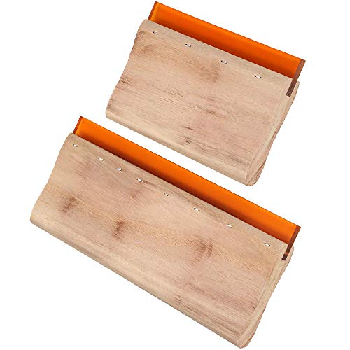 distincty 2 rascadores de serigrafía de madera para serigrafía