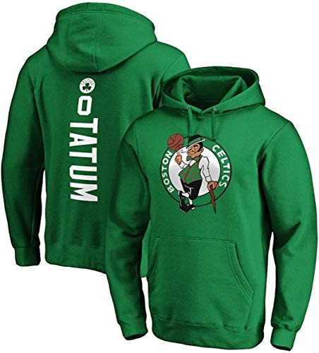 dll Sudadera con Capucha de Baloncesto, Celtics de Boston Jayson Tatum # 0 Jersey Hombre y Mujer Sudadera con Capucha for Mujer Sudadera de Baloncesto Suelto Camiseta (Size : XXX-Large)