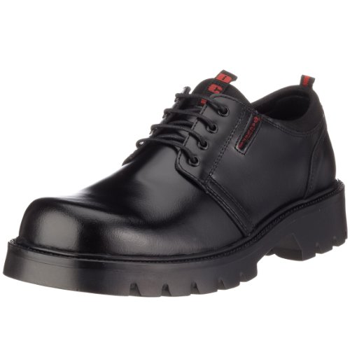 Dockers 115701-005001, Zapatos de Cordones Derby Hombre, Negro, 42