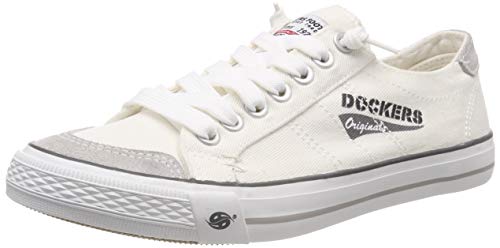 Dockers by Gerli 30st027-790500, Zapatillas Hombre, Blanco (Weiss 500), 42 EU