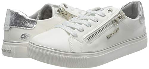 Dockers by Gerli 44MA205-618591, Zapatillas Mujer, Weiss/Silver, 42 EU