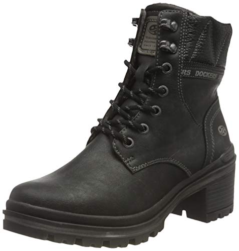 Dockers by Gerli Orla, Botas de Moda Mujer, Negro, 37 EU