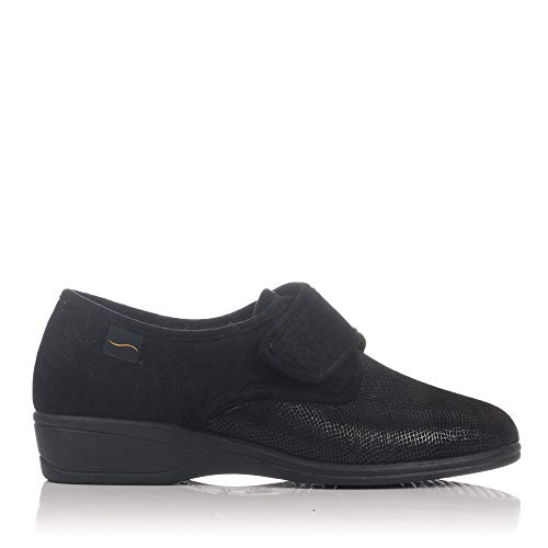 DOCTOR CUTILLAS 755 Zapatilla Ancho Especial Mujer Negro 36