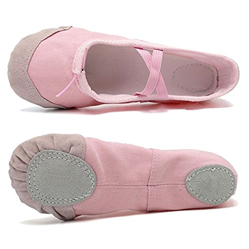 DoGeek Transpirable Zapatos de Ballet Zapatillas de Ballet de Danza Baile para Niña