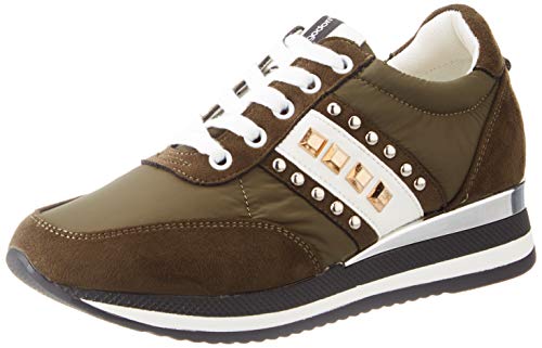 DON ALGODON S300, Zapatillas Mujer, Caqui, 37 EU