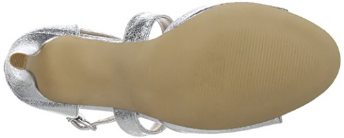 Dorothy PerkinsSasha, Zapatos de Punta Descubierta Mujer, Plata (Silver), 43 EU (9 UK)