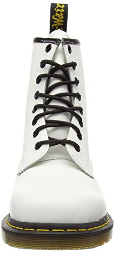 Dr. Martens 1460 - Botas Militares de Mujer, Blanco (White), 40 EU