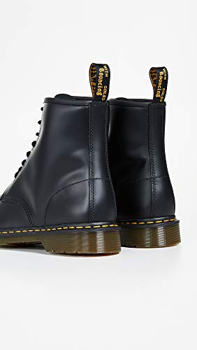 Dr. Martens 1460 - Botas Militares de Mujer, Negro (Black Smooth), 37 EU