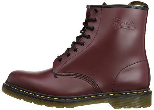 Dr. Martens 1460 - Botas Militares de Mujer, Rojo (Cherry Red Smooth), 49.5 EU