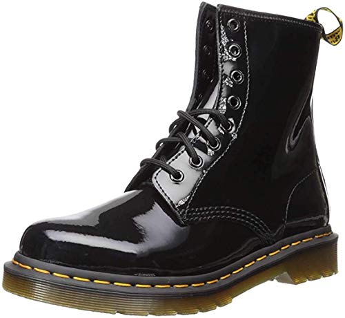 Dr. Martens 1460 Patent Acid - Botines de cuero mujer, Negro, 42 EU (8 UK)
