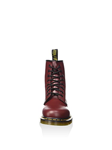 Dr. Martens 1460 Smooth, Botas Militares Hombre, Rojo (Rouge Cerise), 43 EU