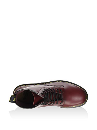 Dr. Martens 1460 Smooth, Botas Militares Hombre, Rojo (Rouge Cerise), 43 EU