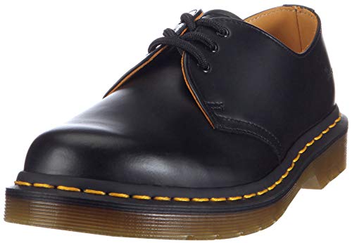 Dr. Martens 1461 Crazy Horse, Zapatos con cordones Para Hombre, Negro (Black), 39 EU