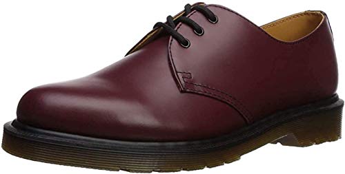 Dr. Martens 1461 Smooth, Derby Hombre, Rojo, 36 EU