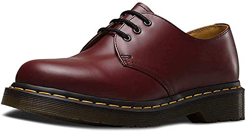 Dr. Martens 1461, Zapatos de Cordones Unisex Adulto, Rojo (Cherry Red), 42 EU