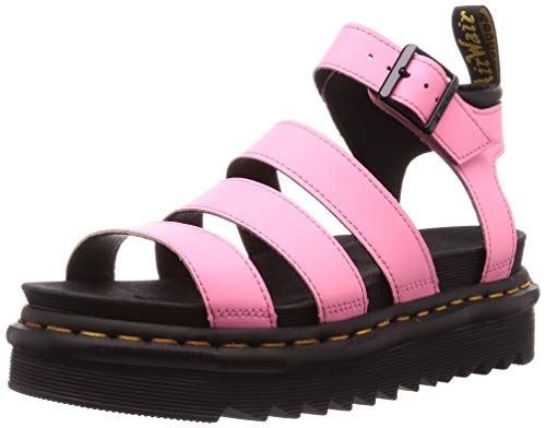 Dr. Martens Blaire, Sandalia Mujer, Limonade Hydro de Piel Rosa, 38 EU