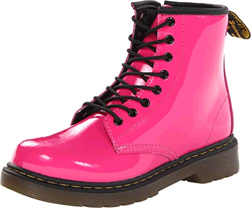 Dr Martens Delaney, Botas Clasicas Unisex – Niño, Rosa (Hot Pink), 29 EU