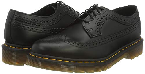 Dr. Martens DM22210001_39, Zapatillas de Media caña Hombre, Black Black Smooth 22210001, EU