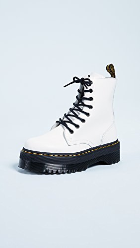 Dr Martens Jadon, Zapatilla de Velcro Mujer, Blanco (White 15265100), 37 EU