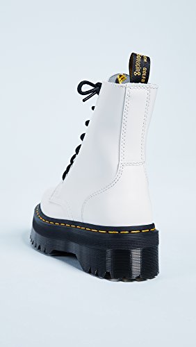 Dr Martens Jadon, Zapatilla de Velcro Mujer, Blanco (White 15265100), 37 EU