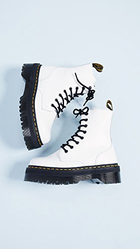 Dr. Martens Jadon, Zapatos de Escalada Mujer, Color Blanco 15265100, 36 EU