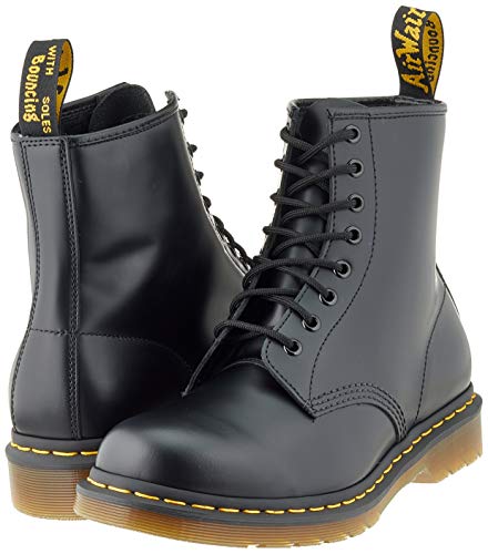 Dr. Martens Monochrome 1460 14353001 - Botas de cuero unisex, Black, 39/40