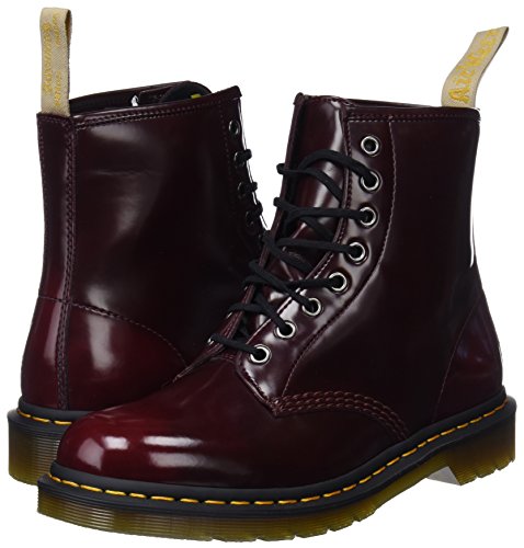 Dr. Martens Vegan 1460, Botas Clasicas Unisex Adulto, Rojo (Cherry Red 600), 38 EU
