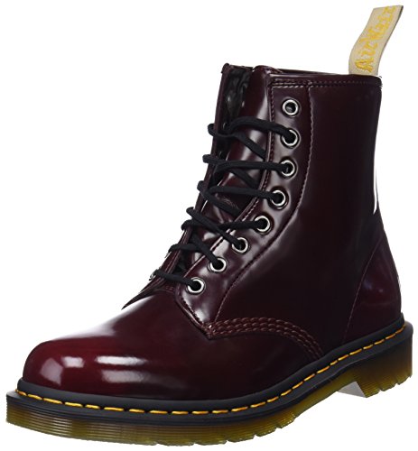 Dr. Martens Vegan 1460, Botas Clasicas Unisex Adulto, Rojo (Cherry Red 600), 38 EU